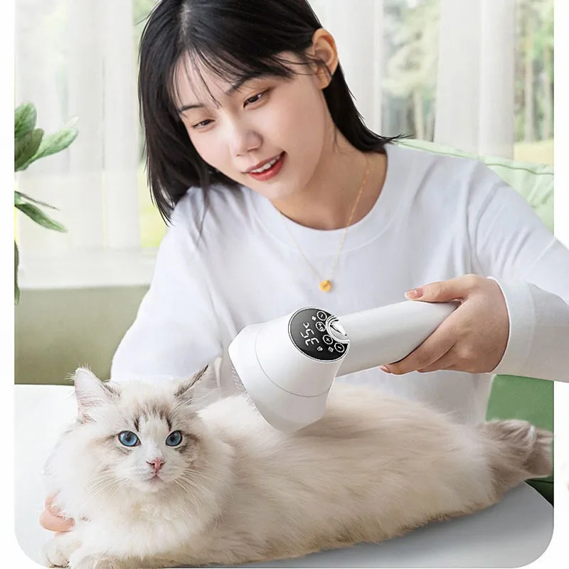 

Dog Golden Retriever Cat Grooming Hairdressing Blow & Comb Smart Pet Hair Dryer Silent No Harm Pet Cleaning Supplies Pet Product