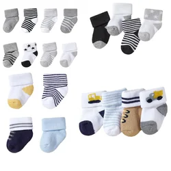 4Pair/lot New Boys' and Girls' Autumn/Winter Thick Warm Socks