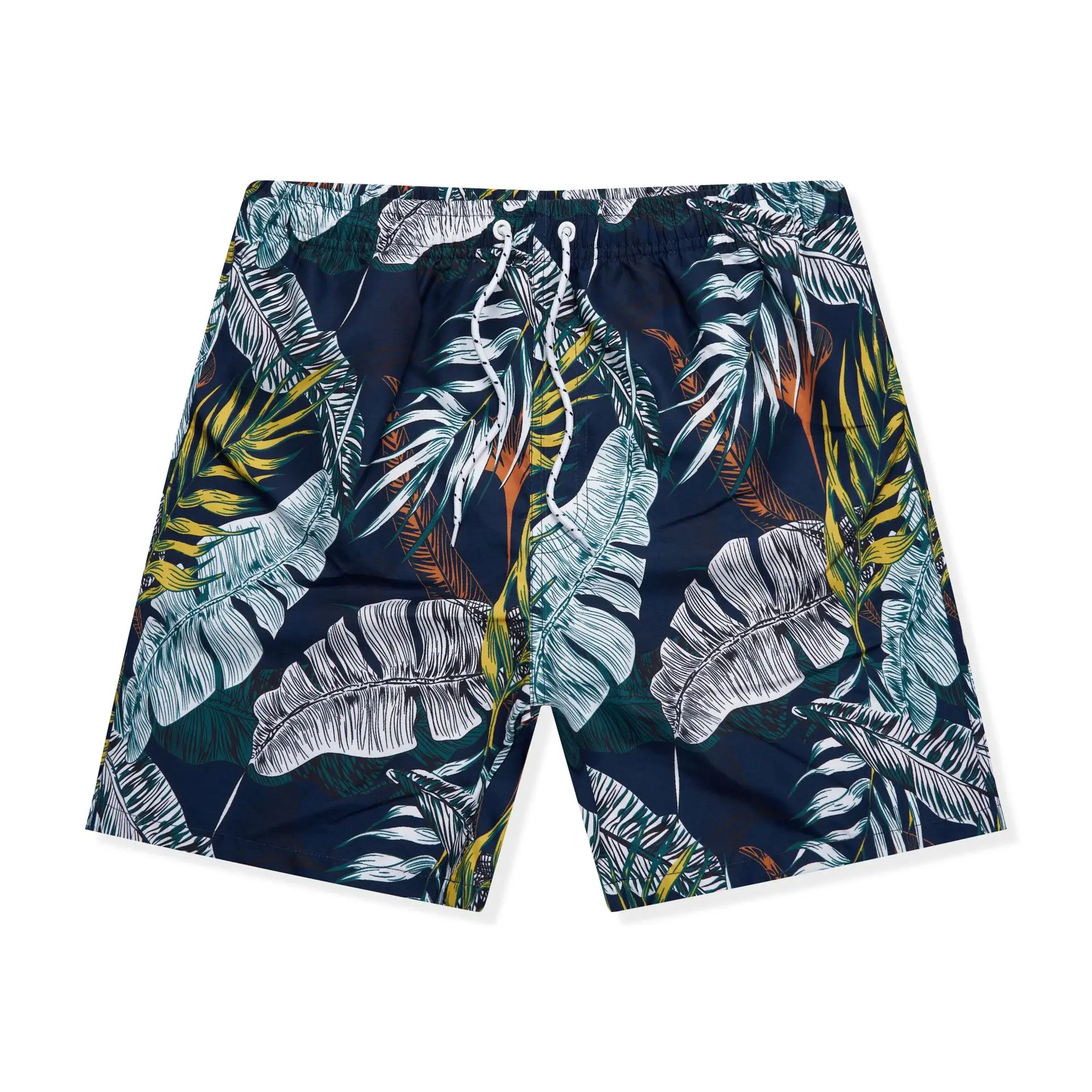 جديد الرجال الرباط فضفاضة تناسب قصيرة طباعة مجلس قصيرة طول الركبة الصيف عادية منتصف الخصر جيوب تنفس تقسم شورتات للبحر