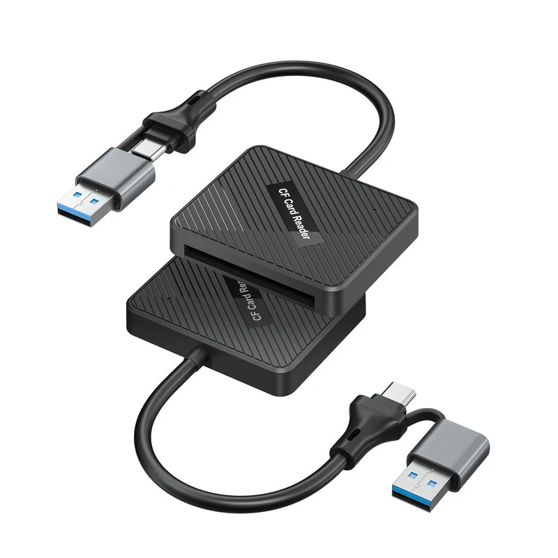 Type-C USB 2in1 CF Memory Card Reader For Laptop Computer Notebook PC Tablet Phone Camera CCD USB-C Converter Splitter