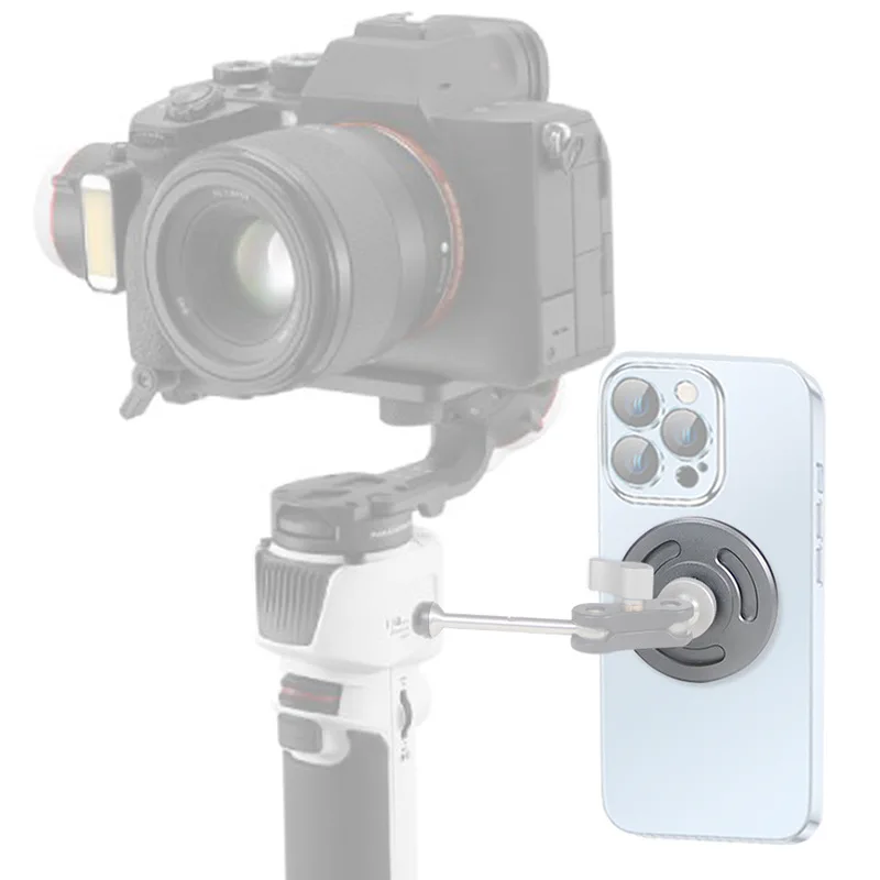 ل DJI Osmo موبايل 5 6 اكسسوارات Magsafe حامل الهاتف المحمول المغناطيس جبل 1/4 Adaper ترايبود موصل آيفون سامسونج هواوي