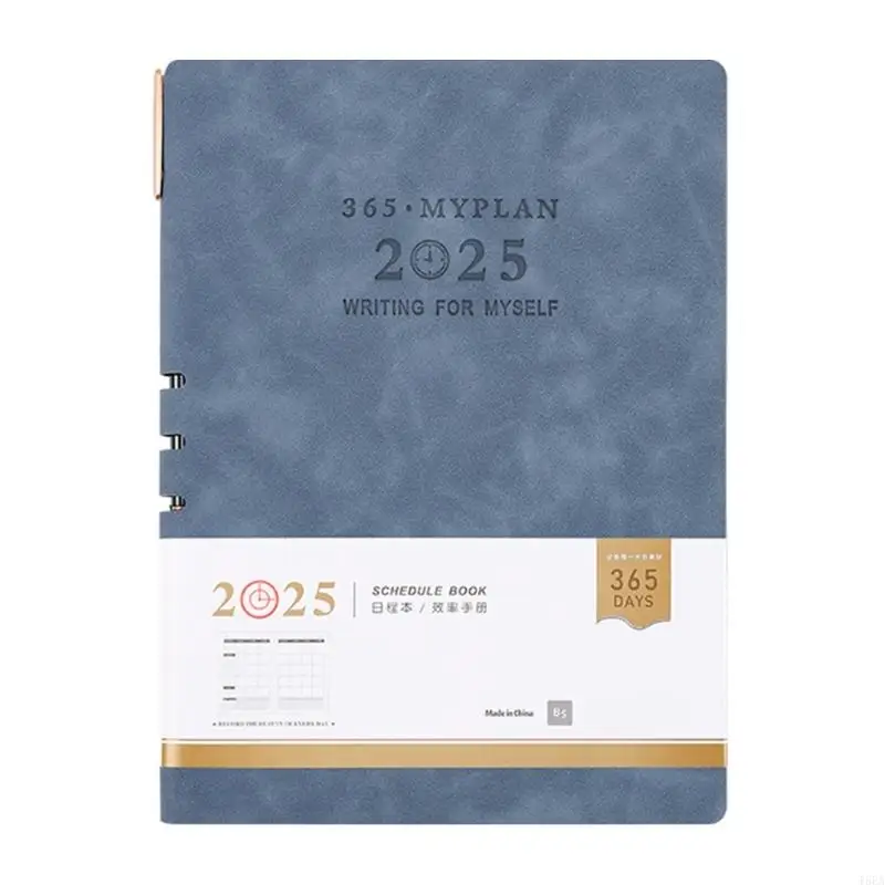 T5EA 2025 Daily Weekly Monthly Planner Notebook Day Planner dari 01.2025-12.2025