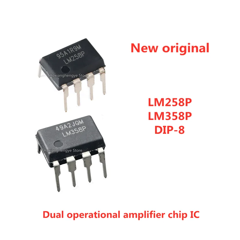 10PCS LM258P LM358P DIP-8 Dual operational amplifier chip IC  Support BOM List Quotation
