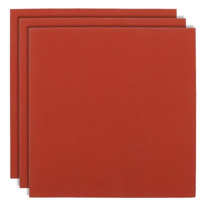 

AEE4-Silicone Heat Press Mat Pad, 3Pcs 15X15cm Silicone Pad For Heat Press Machine Flat Heat Transfers Press Replacement Pad