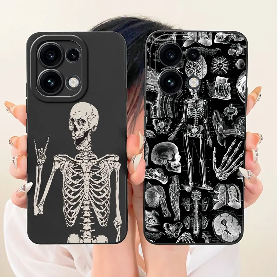 Marble Retro Aesthetic Fashion Cases For Oppo Reno16 FS 5G Phone Cover Shockproof Soft Matte Silicone Coque On Reno 16F Reno16c