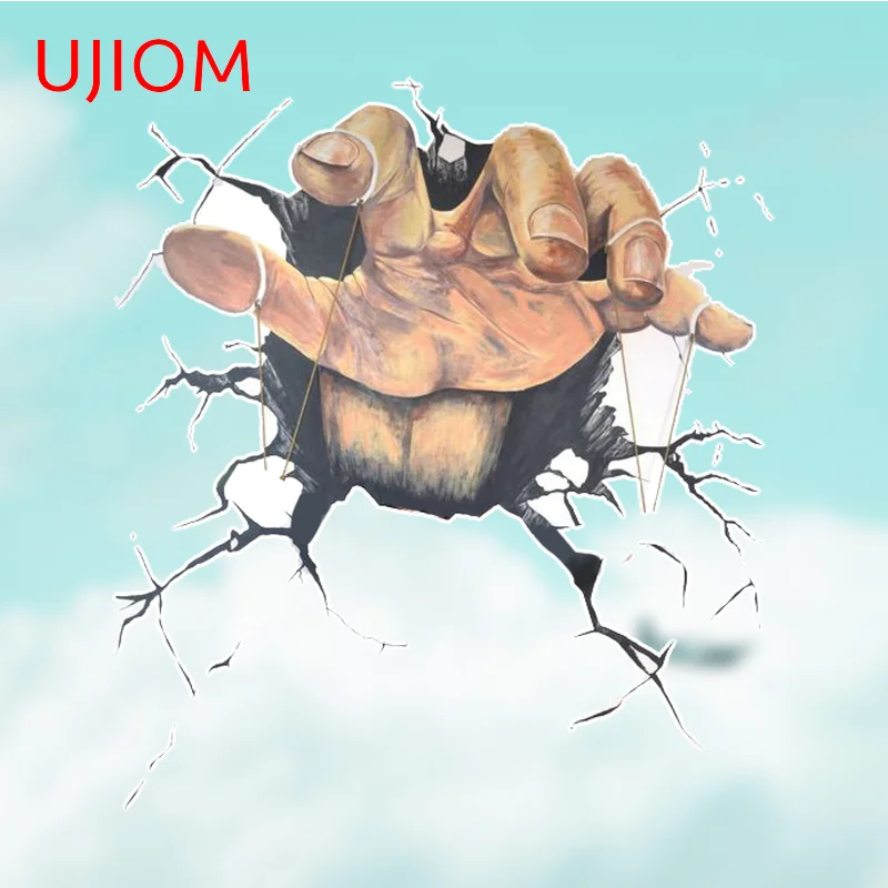 UJIOM Anime Silk Thread Tear Wall Stickers Scratch Proof Creativite Baby Nursery Room Decal Nice Bedroom Decor Mural Wallpapers