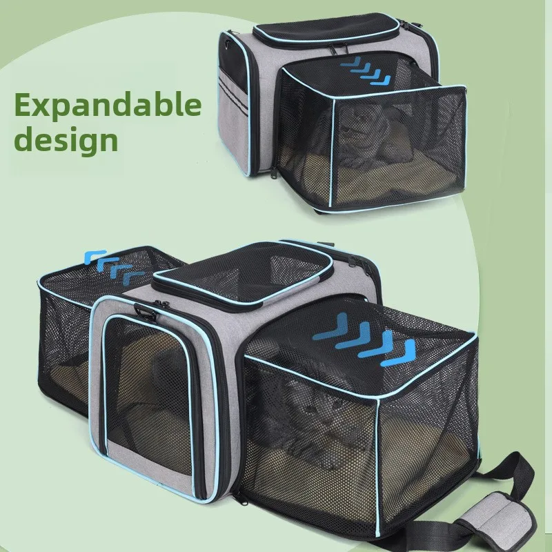 

Cat Bag, Pet Bag, Portable Shoulder Bag, Expandable, Foldable, Large Space, Breathable Pet Supplies