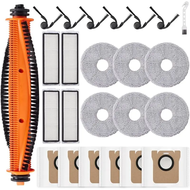 

Совершенно новый комплект аксессуаров для робота-пылесоса Xiaomi Robot Vacuum 5/OV31GL: основная щетка, боковая щетка, HEPA-фильтр, салфетка для уборки, мешок для сбора пыли.