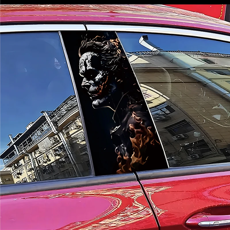 2 piezas de pegatinas para pil - Car Accessories Joker reseña y precio