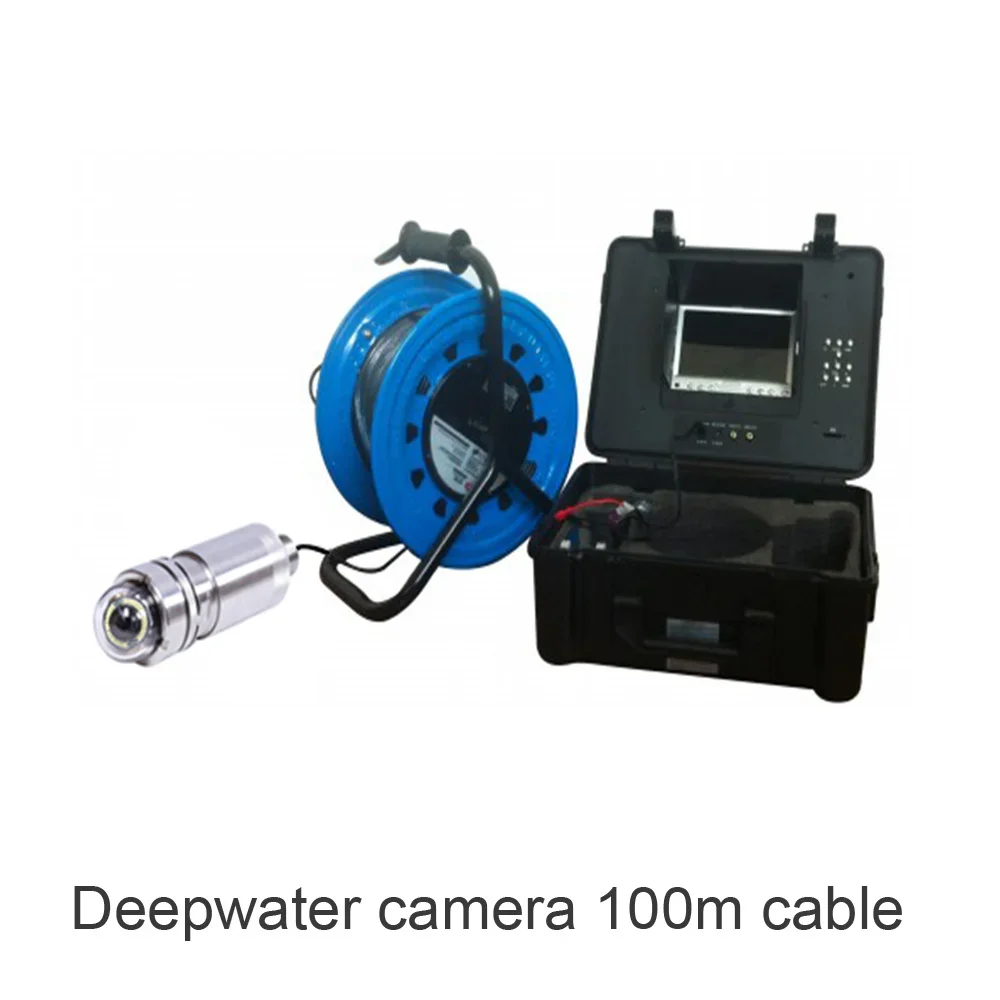 

100M-500M Cable Underwater Surveillance Camera For Deepwater Well Inspecttion Camera Waterproof IP68 Video Recorder System