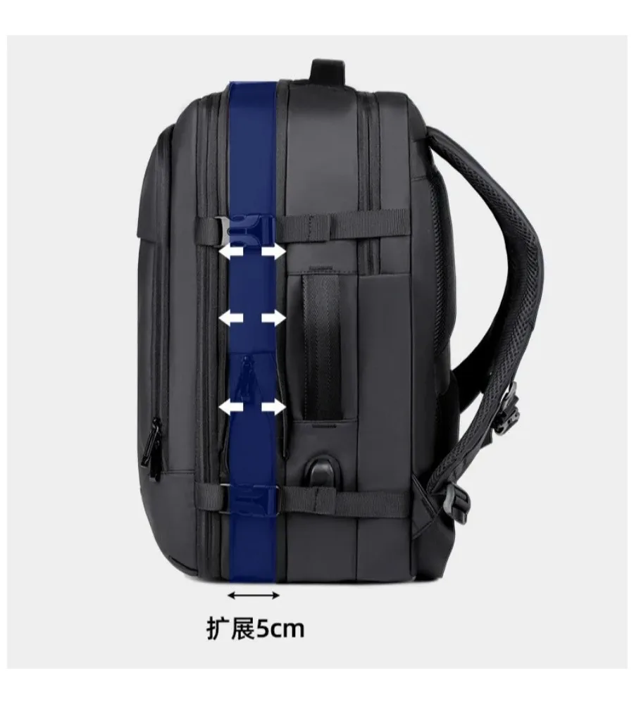 

Premium Expandable Business Backpack With Large Capacity For Students And Laptop Storage