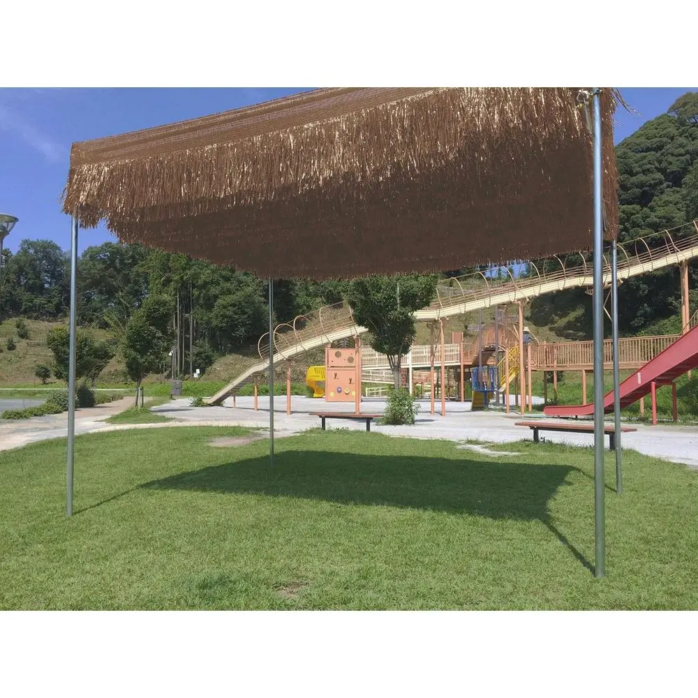 شبكة لمنع ضربات الحرارة باللون البني مقاس 100 سم × 50 مترًا - شبه ظل، مقاومة للهب، تصفية لأشعة الشمس