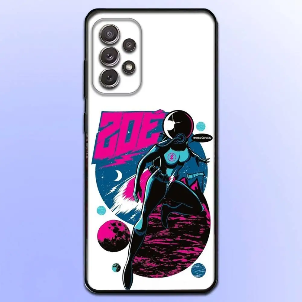 Coque de téléphone avec bande Z-ZOE, étui noir souple pour Samsung S 25,24,23,22,30,21,10,9,Ultra,Plus,Lite,FE,4,5 G