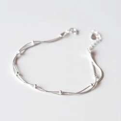 Nuovo Gioelleria Raffinata E Alla Moda Bella Argento Sterling 925 Braccialetti Cuore Rosso Semplice Personalità Braccialetti Dolce