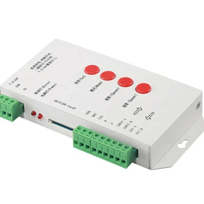 

Led christmas light controller pixel controller t100k t200k t300k t-1000 controller with sd card