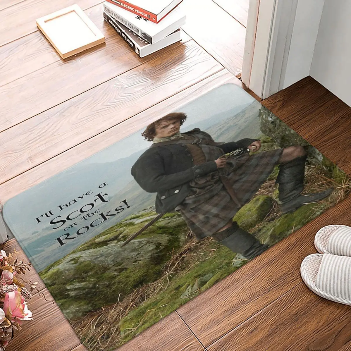 Ill Have A Scot On The Rocks 40x60cm Carpet Polyester Floor Mats Popular Bathroom Indoor