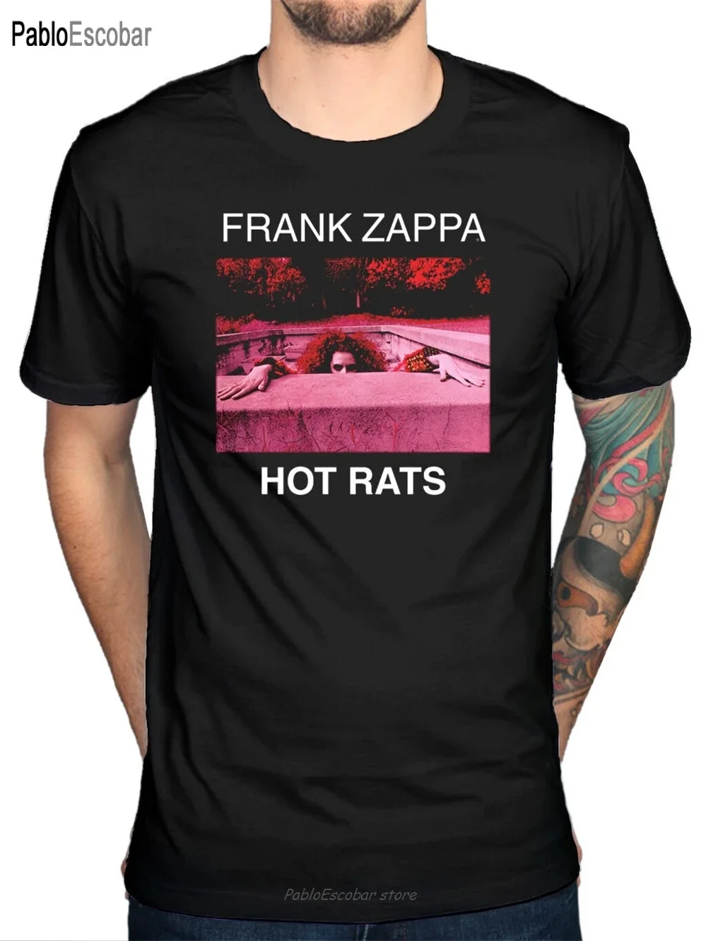 Футболка с обложкой альбома Frank Zappa Hot Rats для мужчин и женщин, джаз-рок, Монтана, футболка Freak Out, брендовая одежда, топы