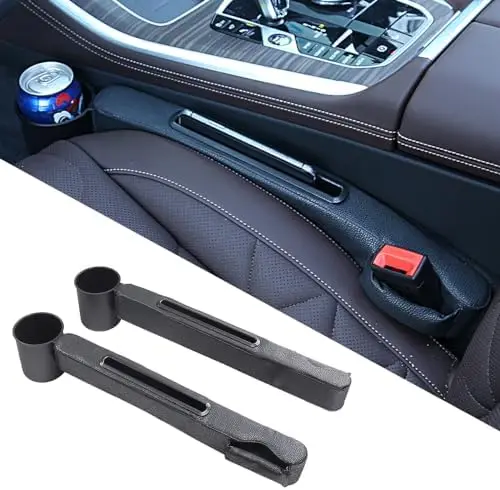 

Набор из 2-х органайзеров для автомобильных сидений с отсеком для хранения – для безопасного и упорядоченного хранения вещей (черный)