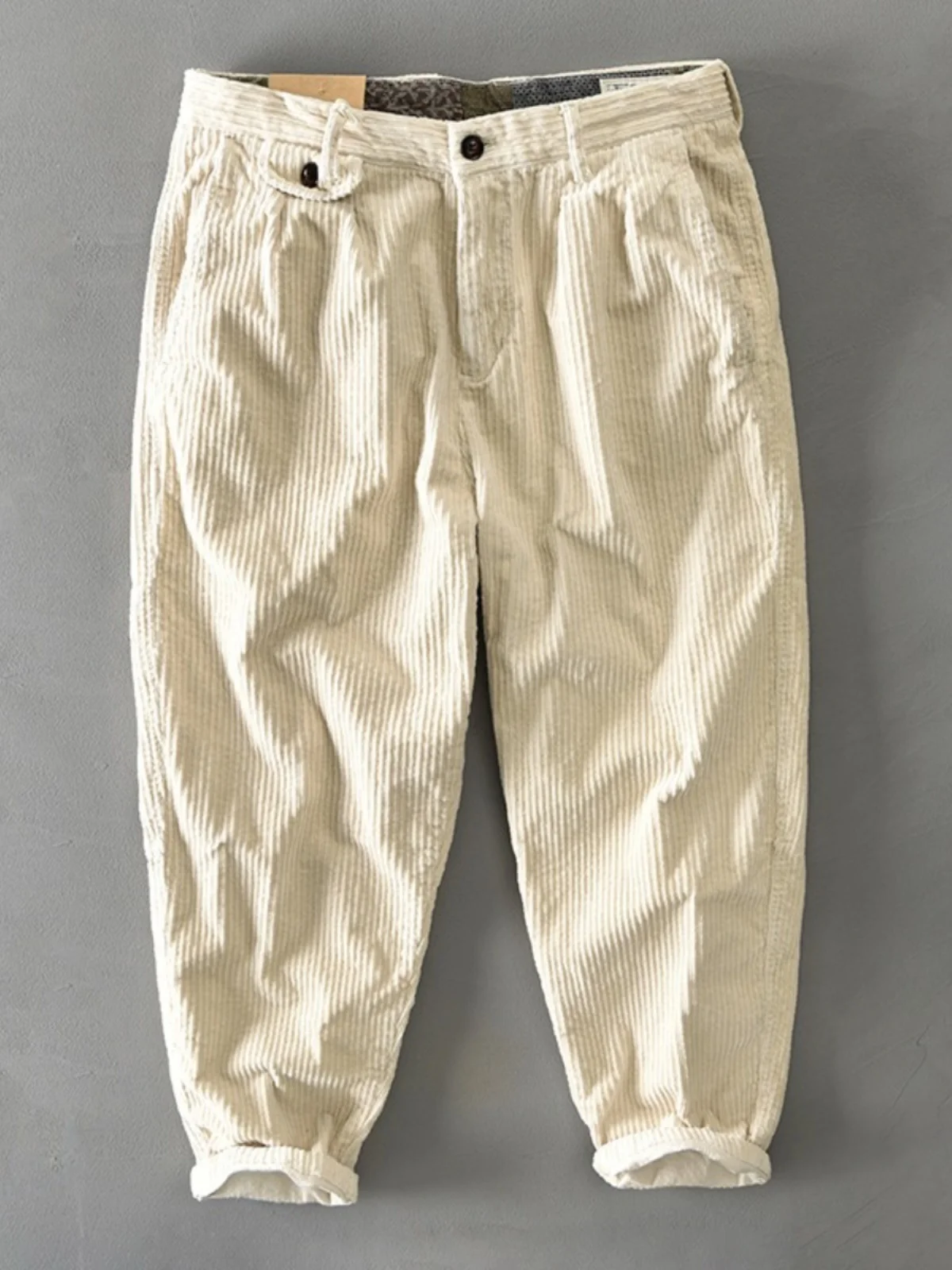 Heavy Wear-Resistant Corduroy Pants Big Brand Cut the Tag off Cattle Goods Men's Trousers 2025 New Labor Protection Construct...