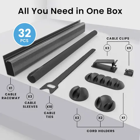 6 best sales TV-kabelorganisatör - №4