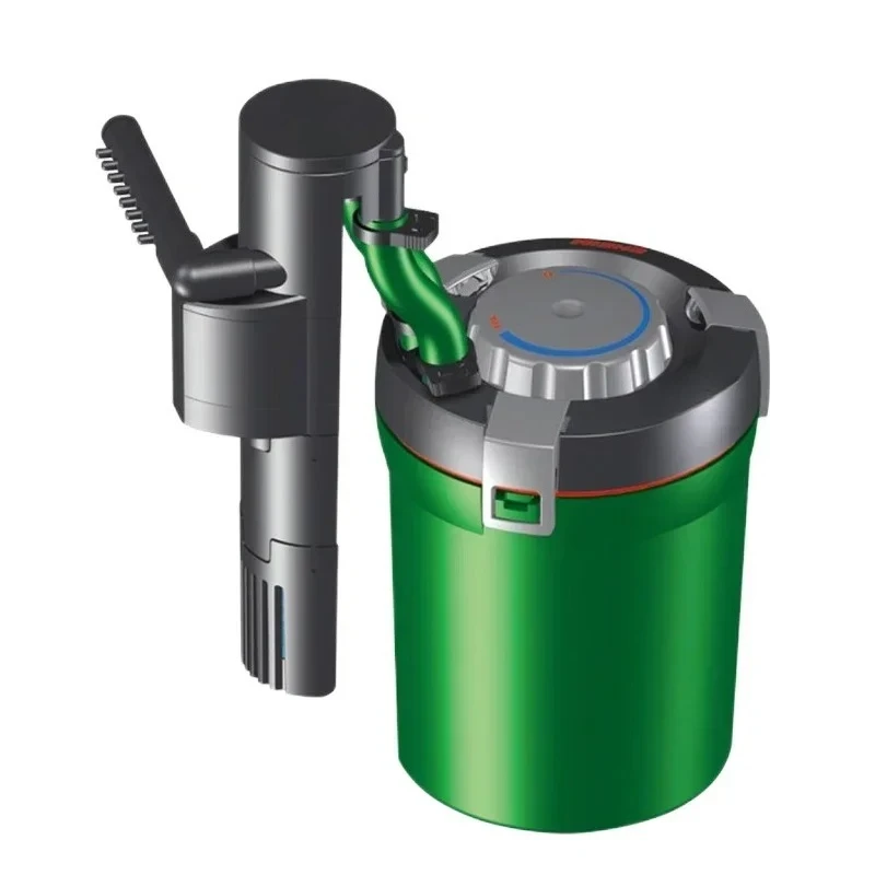 Compact 40/60 Aquarium External Filter, Wall-Mounted Canister Filter with Auto Start for Small Fish Tank