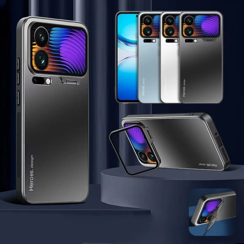 المتقدمة ماتي عدسة الكاميرا غير مرئية حامل جراب هاتف ل Xiaomi 17 برو ماكس 17 برو الغبار سيارة المغناطيسي الصلب عودة حماية