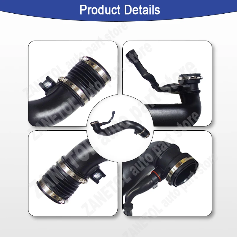 53013672AE 53013672AD 6508284AA ZANETOL Araba Aksesuarları Turbo Emme Hortumu Jeep Commander Grand Cherokee 3.0L V8 2007~2010 için