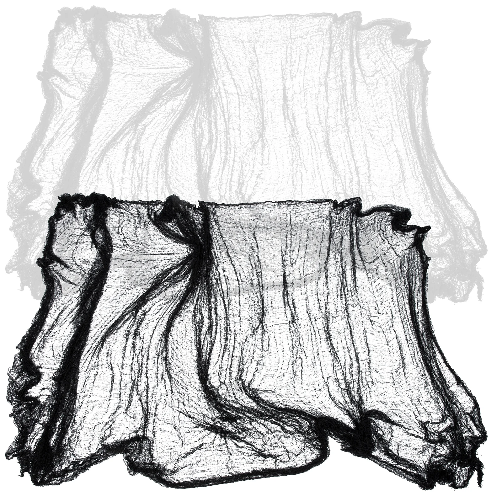 

2Pcs Scary Gauze Fabric Decorative Cloth for Halloween Party Favors Large Size Kids Fireplace Hanging Spooky SceneHaunted House
