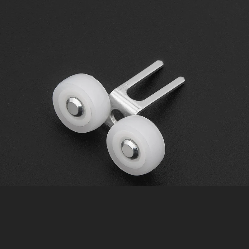 

Kitchen Bathroom Sliding Door Titanium Alloy Glass Sliding Door Wardrobe Floor Sliding Wheel Guide Rail Silent Bearing