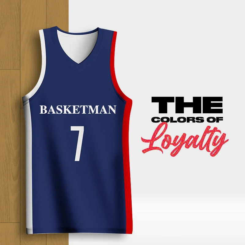 

BASKETMAN Basketball Jerseys For Men Customizable Team Name Number Logo Printed Jerseys Quickly Dry Fitness Training Tracksuits