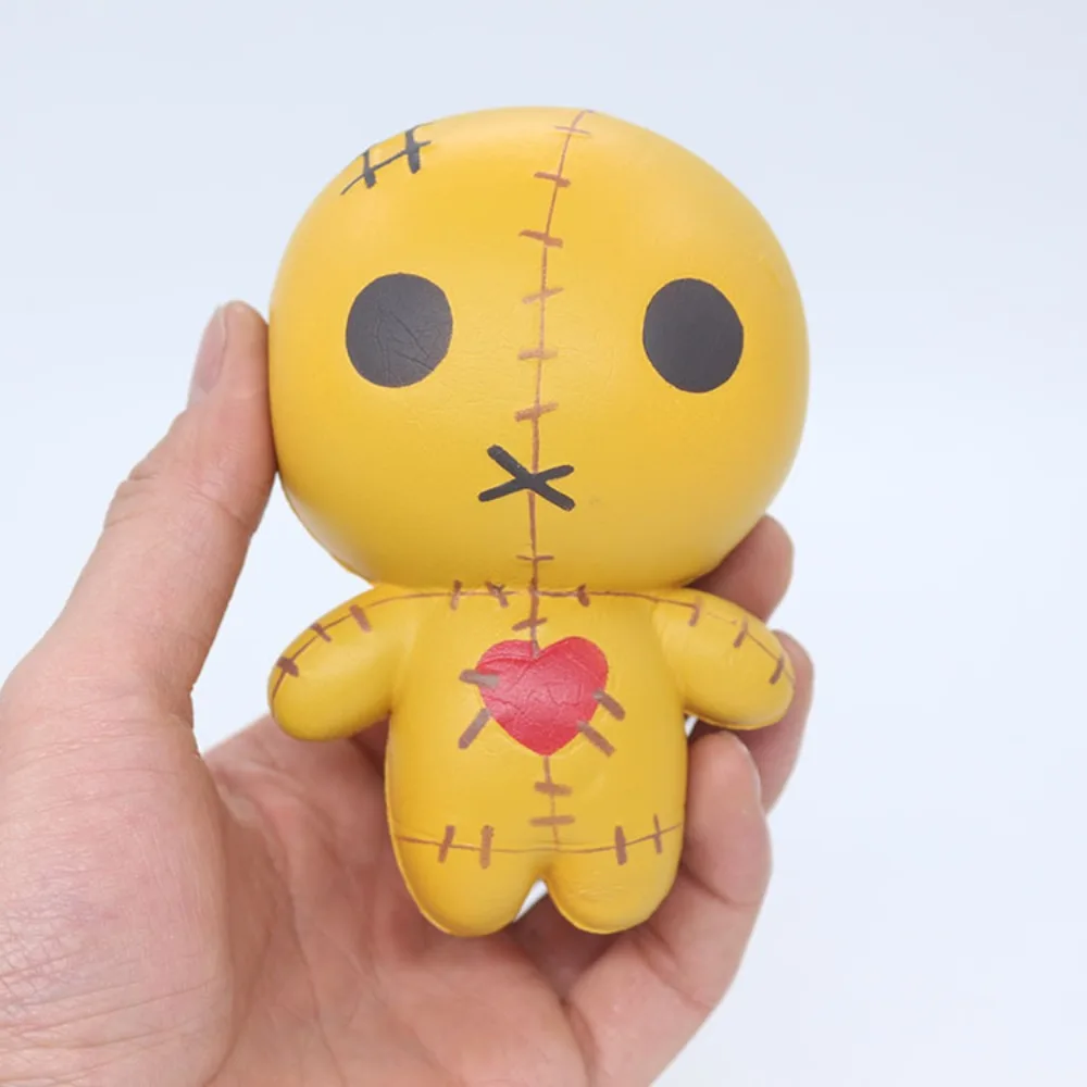 

Slow Rising Scented Voodoo Dolls Ghost Kawaii Yellow Exquisite Halloween Doll Cute Squeeze Toys Vent Soft Doll