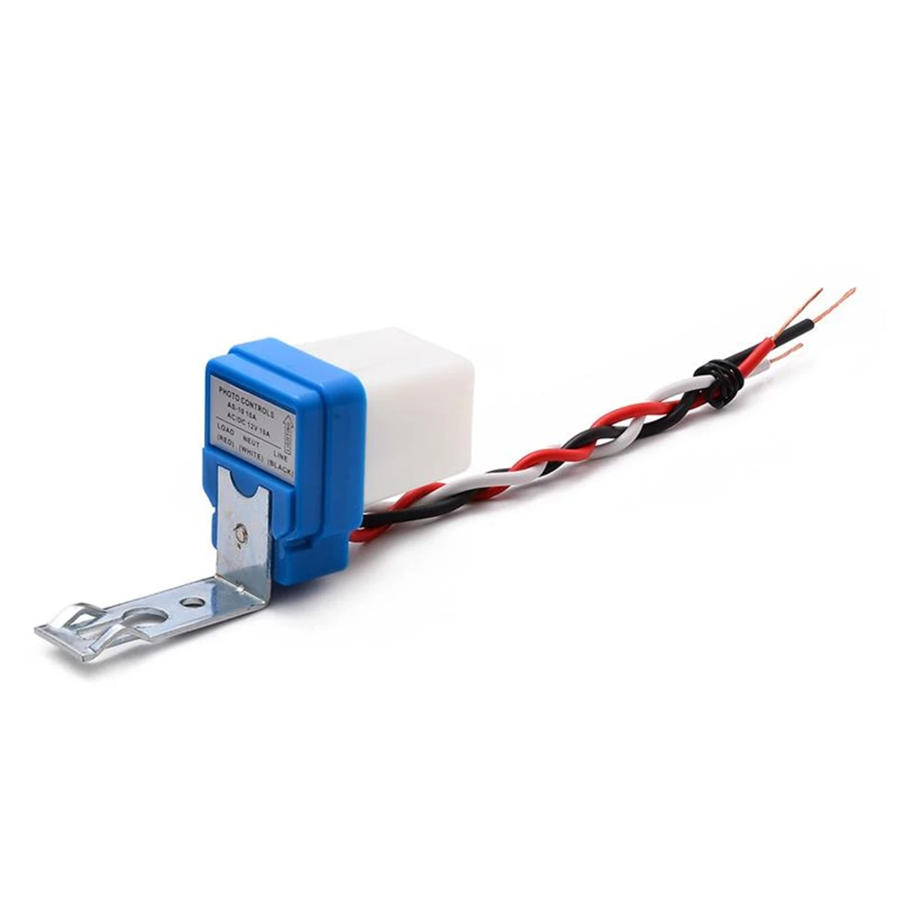 Automatic On Off Photocell Street Lamp Light Switch Controller DC AC 220V 50-60Hz 10A Photo Control Photoswitch Sensor Switch