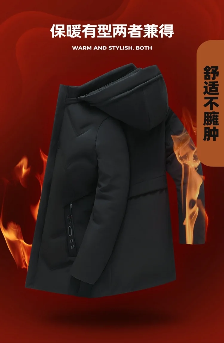 Men's Thickened Cotton Jacket 2026 Winter 3D Casual Detachable Hat Windproof Warm New