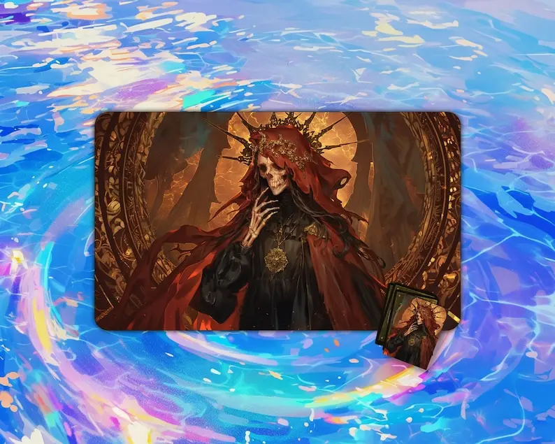 

Playmat Moonlit Samurai 24"x14" Mouse Mat Pad Mouse Desk Gaming Mousepad Rug Office Carpet Mouse Pad Speed Pc Computer Table