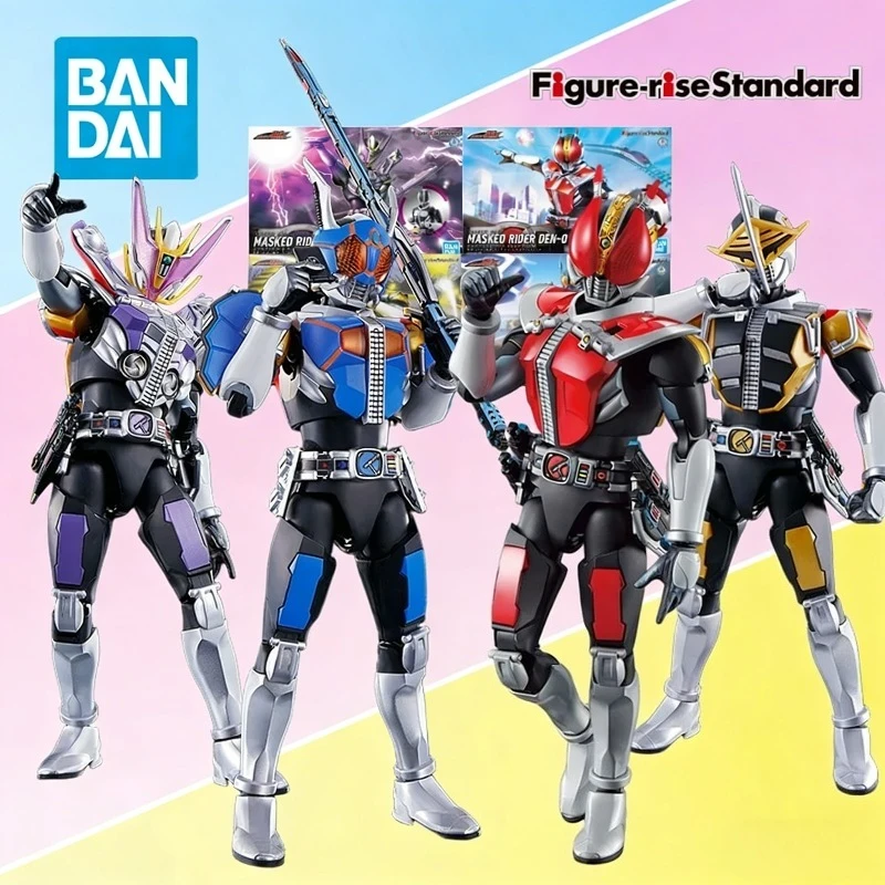 

Оригинальная сборная фигурка BANDAI Figure-rise Standard: Masked Rider Den-O Series Platform Form, коллекционная модель, игрушка, подарок