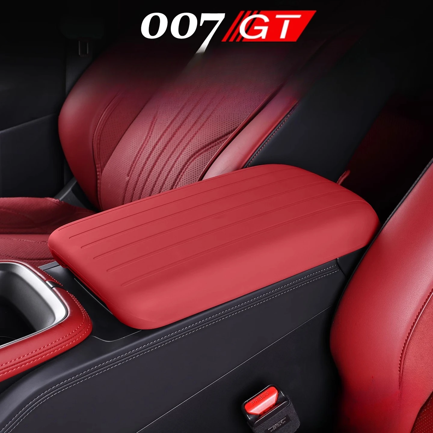 

Для ZEEKR 007GT крышка центральной консоли, силиконовая защитная накладка на подлокотник Soft-Touch | Противоскользящий и устойчивый к царапинам коврик для приборной панели