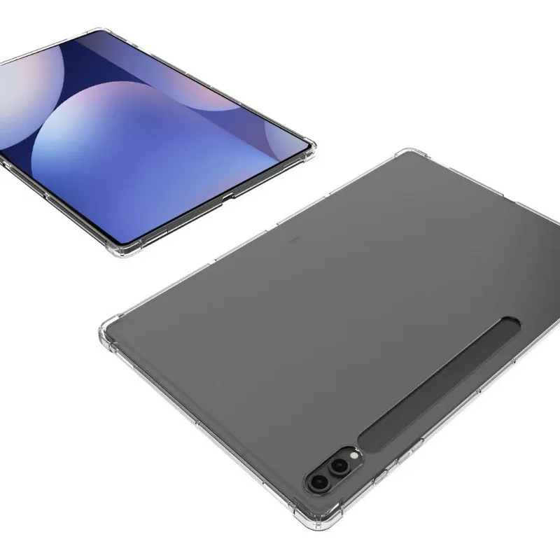 Funda For Samsung Galaxy Tab S10 Ultra 14.6 inch 2024 Protective Case SM-X920 X926B Thickened Soft Airbag Clear TPU Tablet Shell