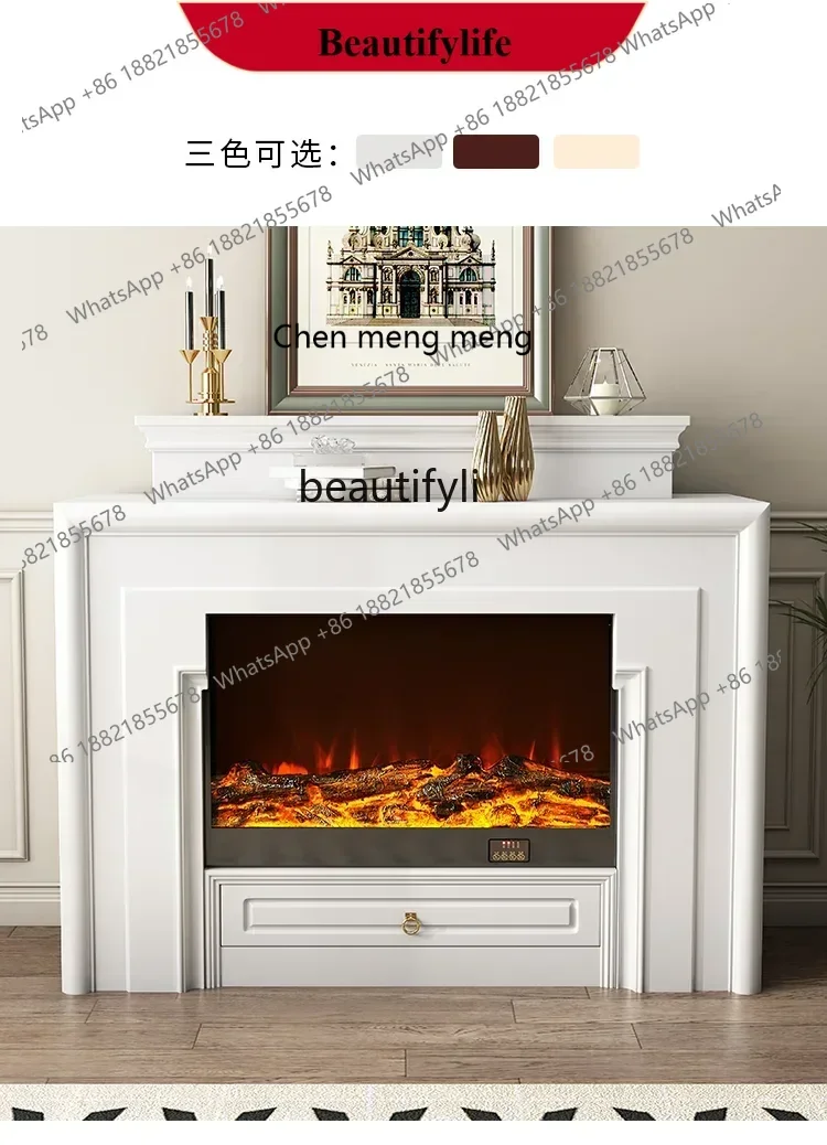 D178 1.5M American fireplace simulation flame household imitation marble electric fireplace decorative cabinet