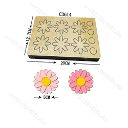 New flower Wooden die Scrapbooking Cutting Dies C3614