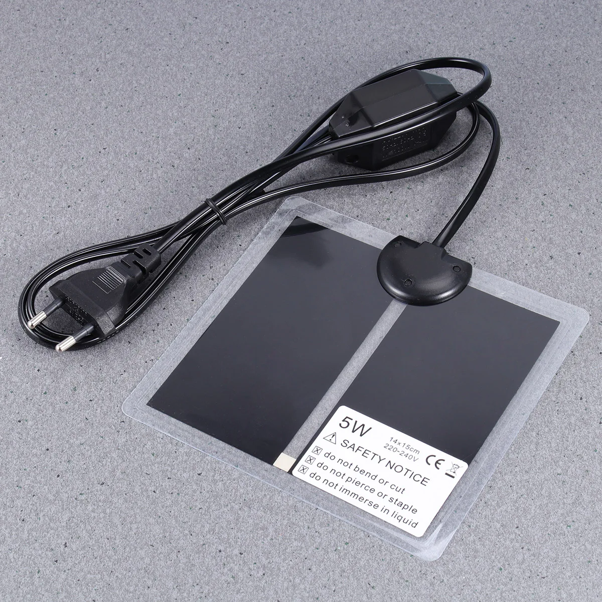 1 pz tappetino riscaldante per animali domestici 5 W tappetino riscaldante per rettili regolabile distribuzione uniforme del calore per tartaruga lucertola serpente rana ragno scorpione