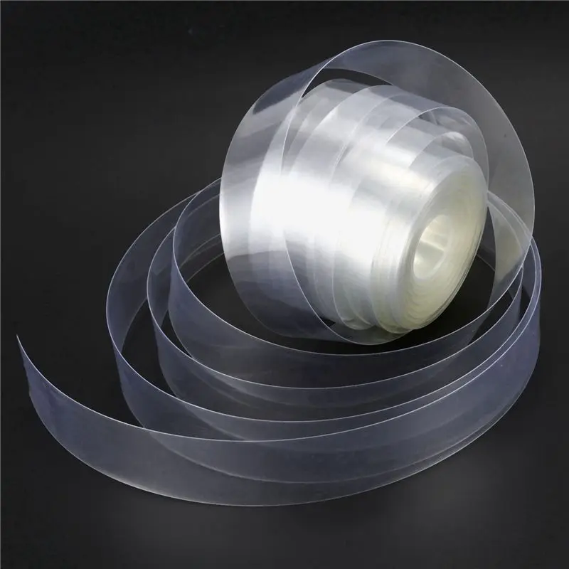 5Pcs 10Meters 23Mm Width PVC Heat Shrink Wrap Tube Clear For 1 X AA Battery