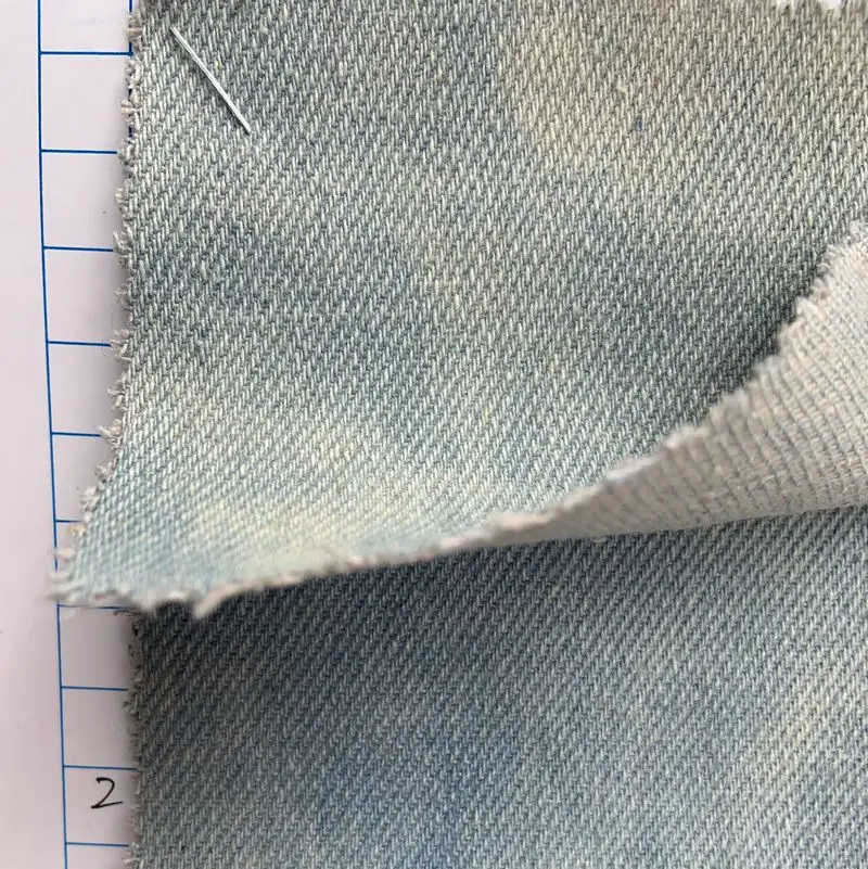 Nostalgic Fashion Tie-Wash Dyeing Technology Denim Fabric Materials