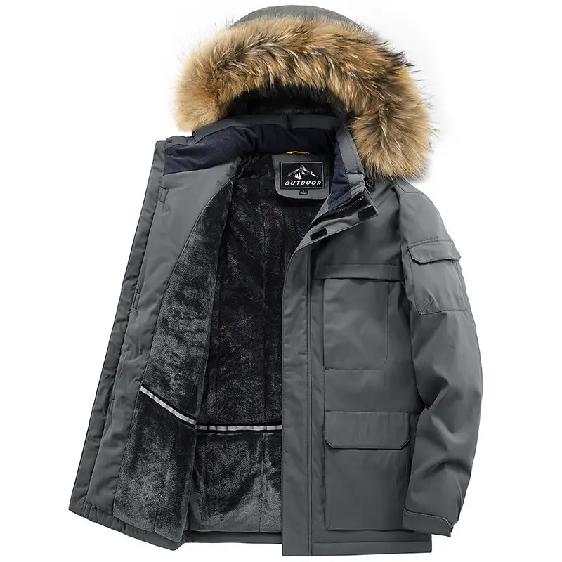 Male Winter Coat Men\'s Cold Jackets Winter Design Jacket Man Coat Mountaineering Oversize Heavy Baseball Heating