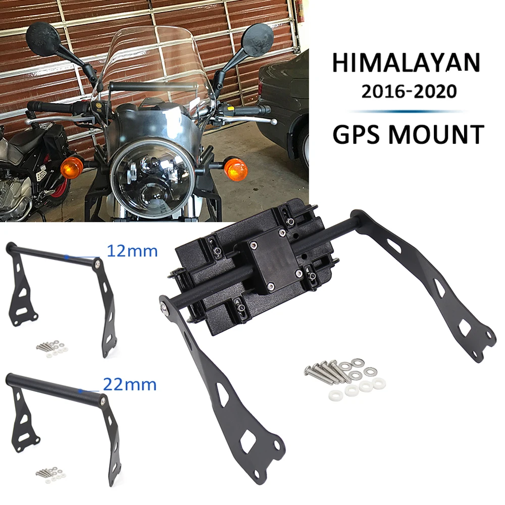 

2019 For ROYAL ENFIELD HIMALAYAN 2016 - 2020 Black Hialayan Motorcycle USB Charger Mobile Phone Holder Stand Navigation Bracket