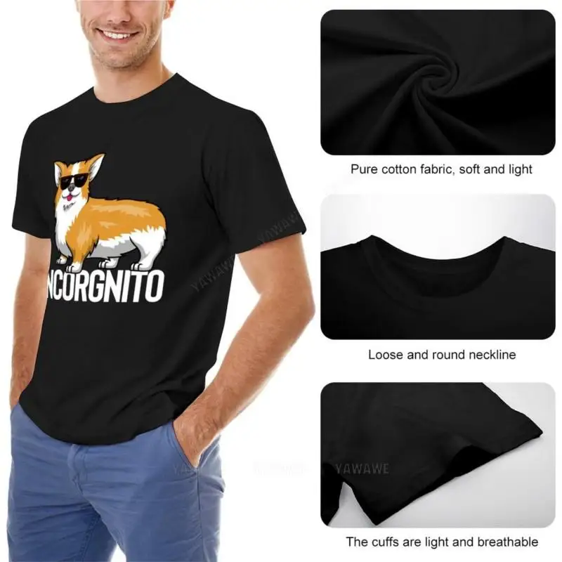 Incorgnito - Incognito Corgi T-Shirt kawaii clothes aesthetic clothes anime mens graphic t-shirts big and tall