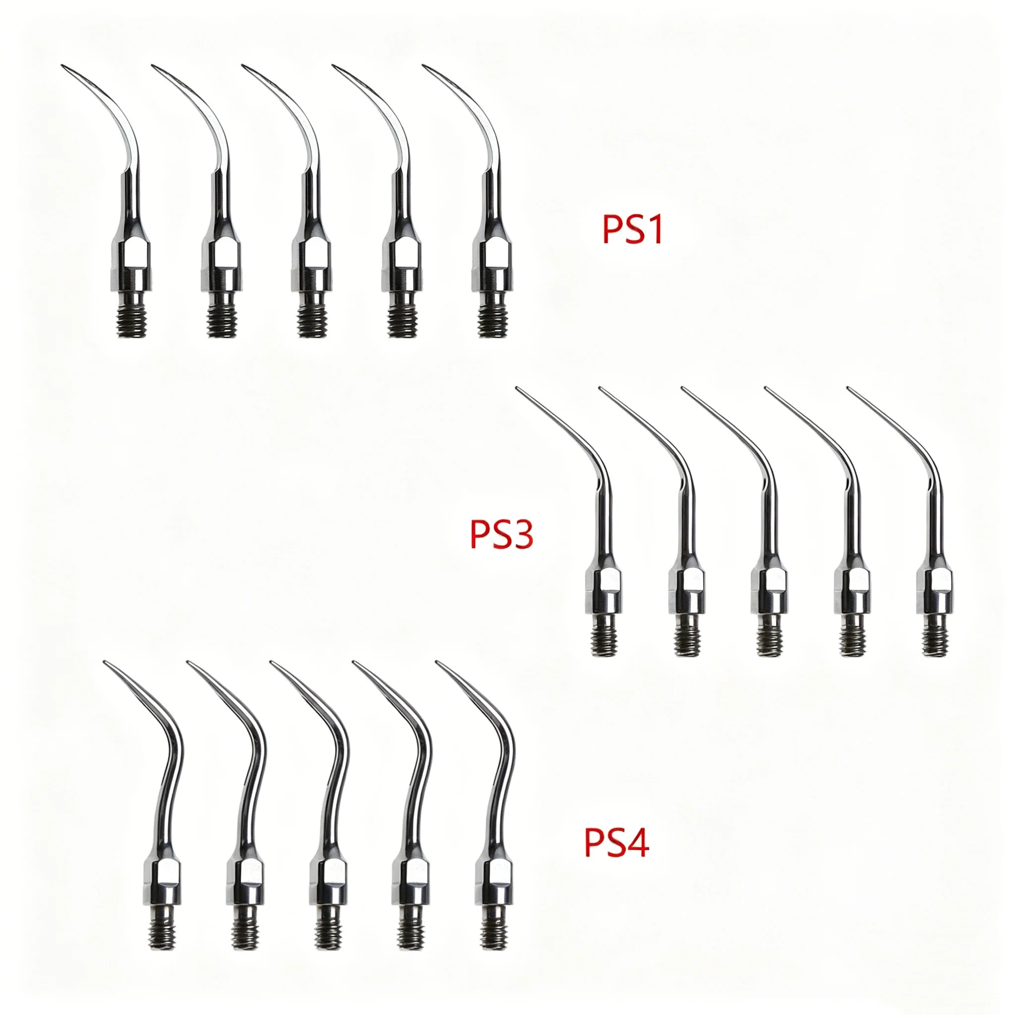 

5pcs Dental Ultrasonic Scaler Scaling Perio Tips Fit SIRONA PS1 PS3 PS4