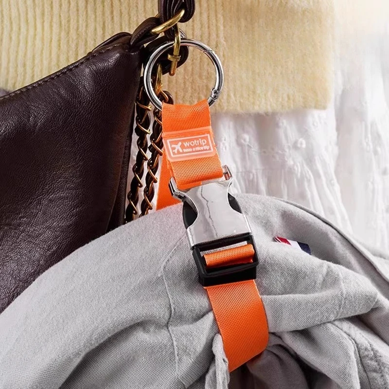 Luggage External Clip Hooks: Backpack Buckle Straps for Outdoor Hiking, Travel Bag Tie-Down Fixing Bands