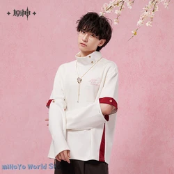 [Genuine] Yae Miko Hoodies MiHoYo Original Genshin Impact Yae Miko Tops Theme Impression Series Stand Up Collar Hoodie Cosplay