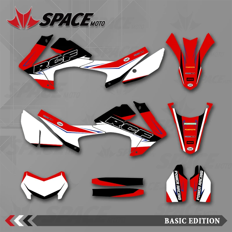 

SPACE MOTO для HONDA 12-16 17-20CRF250L графический фон наклейки наклейки мотоцикл