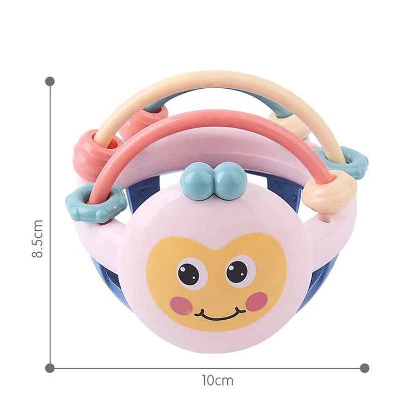 Jouets de dentition doux pour bébé, anneau de dentition sensoriel éducatif précoce pour nouveau-né, hochet tactile, balle de saisir à la main, développement du jeu de balle pour bébé